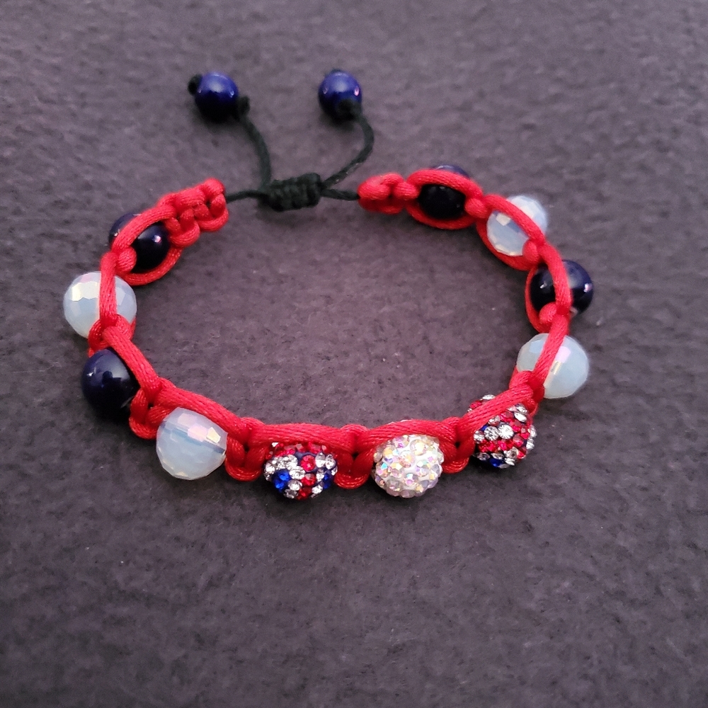 Handmade 4th of July Bracelet